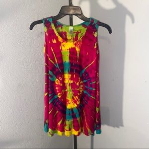 Tye dye tank